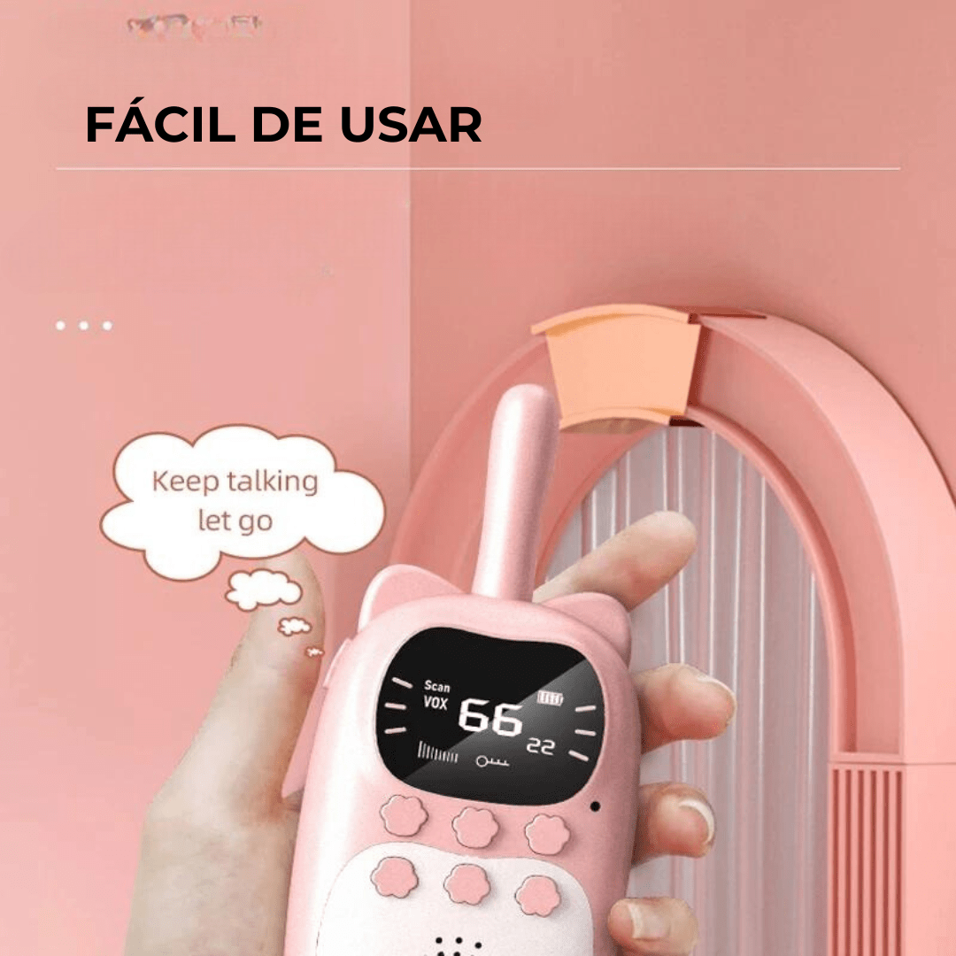 Walkie Talkies Infantil - Brinquedo Montessori #Product_type# - Desenvolvimento infantil