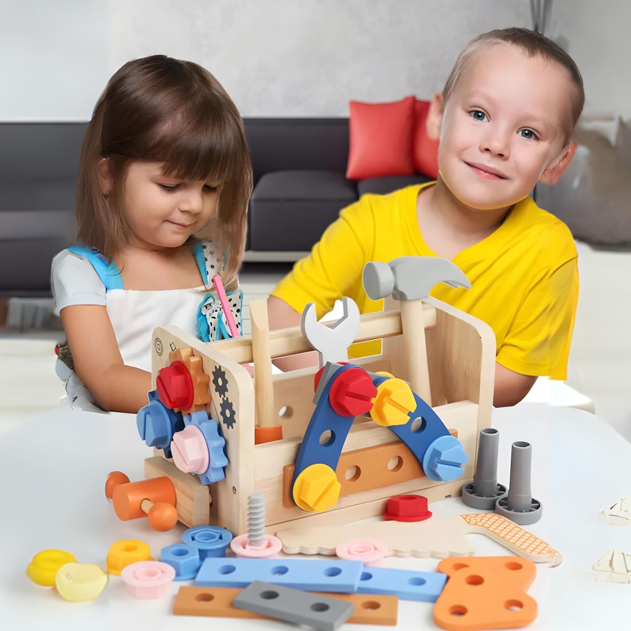 Kit Montessori de Construção - Brinquedo Montessori #Product_type# - Desenvolvimento infantil