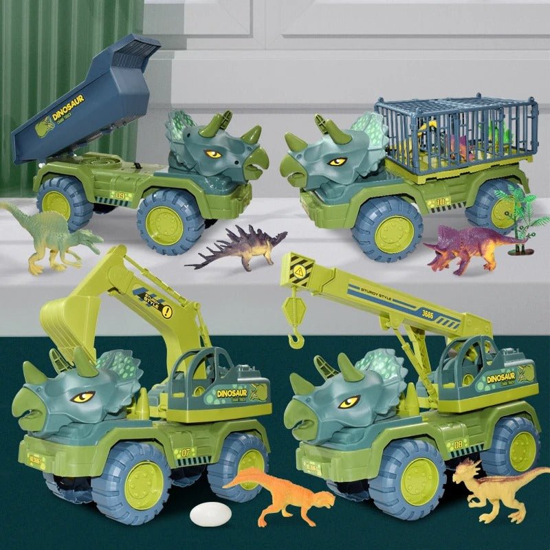 Caminhões Dinossauro Rex - Brinquedo Montessori #Product_type# - Desenvolvimento infantil
