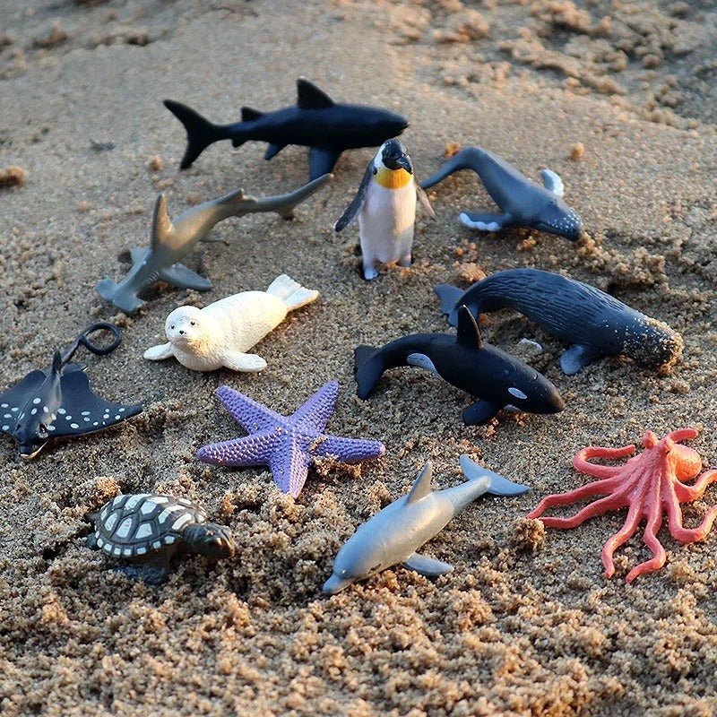 Miniaturas de Animais da Fazenda e Selva - Brinquedo Montessori #Product_type# - Desenvolvimento infantil
