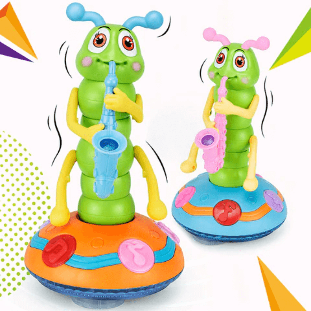 Lagarta Dançante - Estimule seu Bebê a Engatinhar - Brinquedo Montessori #Product_type# - Desenvolvimento infantil