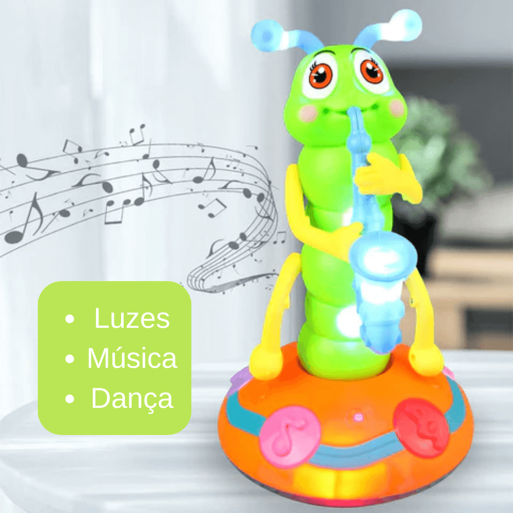 Lagarta Dançante - Estimule seu Bebê a Engatinhar - Brinquedo Montessori #Product_type# - Desenvolvimento infantil
