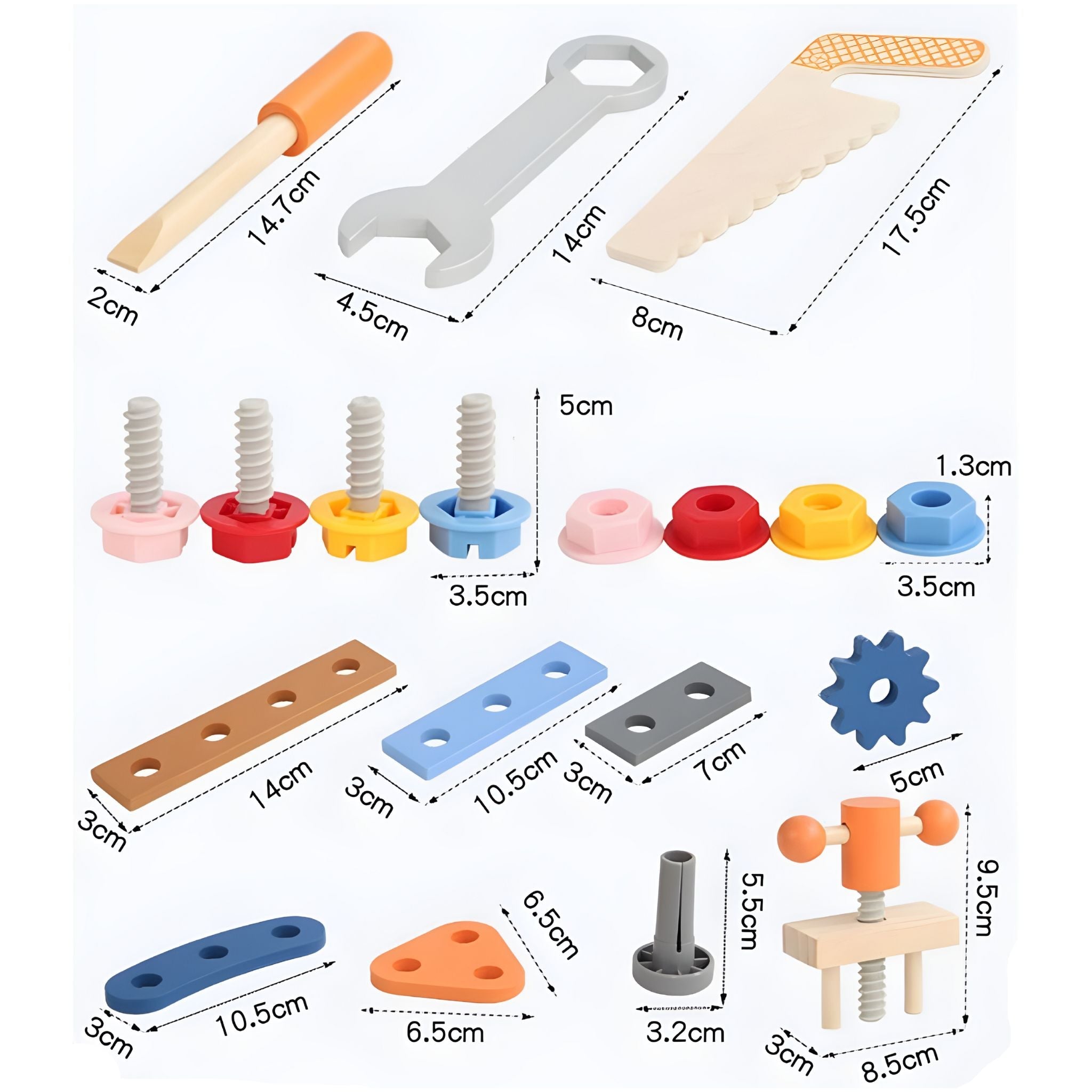 Kit Montessori de Construção - Brinquedo Montessori #Product_type# - Desenvolvimento infantil