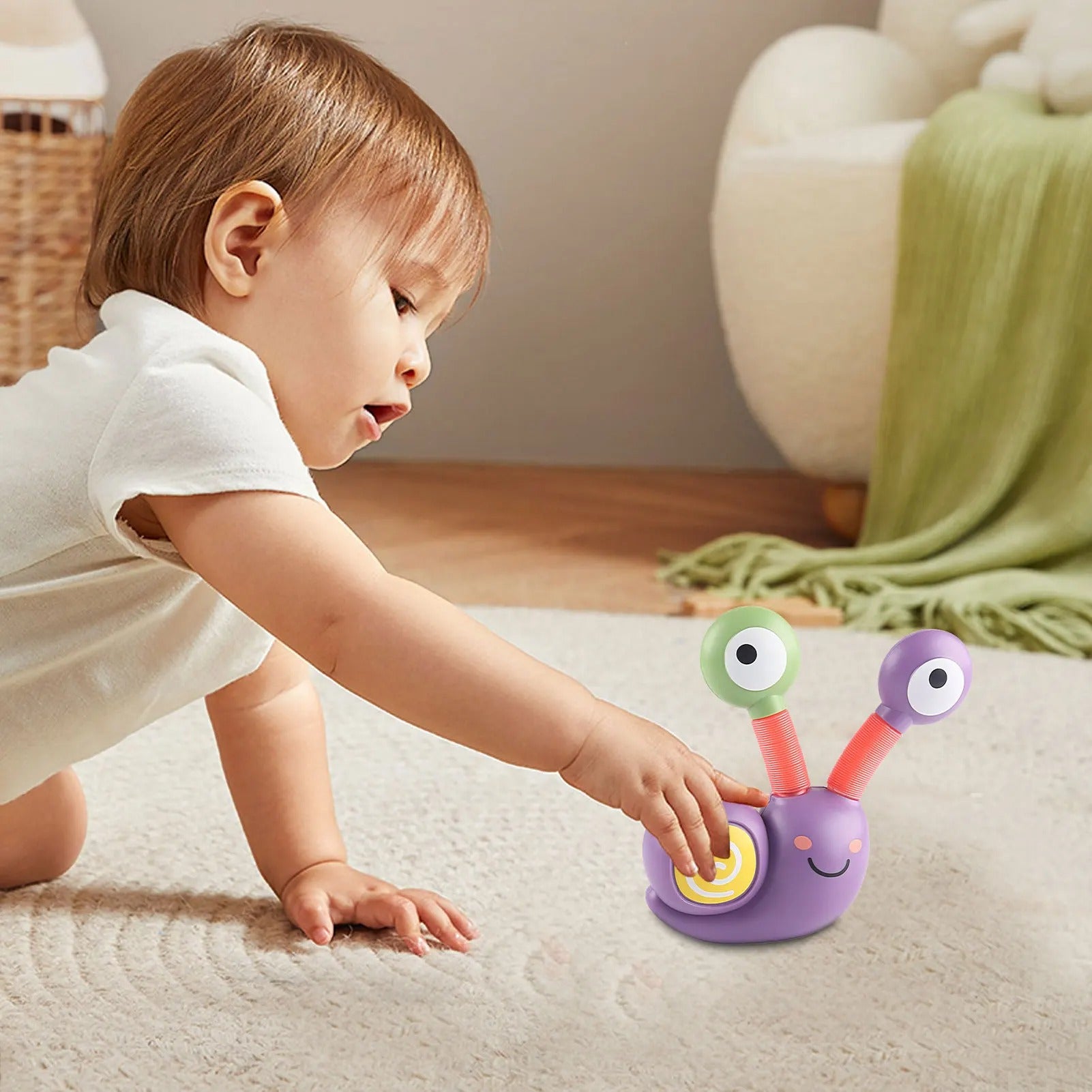 Caracol Luminoso Pop Tubes - Frete Grátis - Brinquedo Montessori #Product_type# - Desenvolvimento infantil