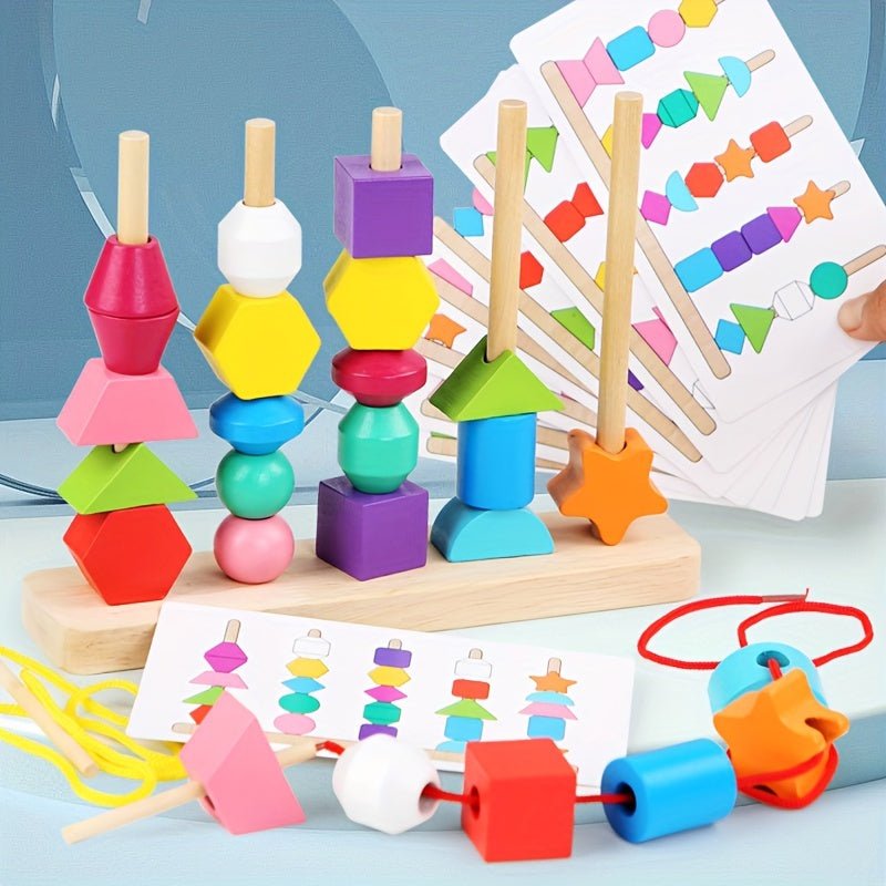 Conjunto Montessori de Formas e Cores - Brinquedo Montessori #Product_type# - Desenvolvimento infantil