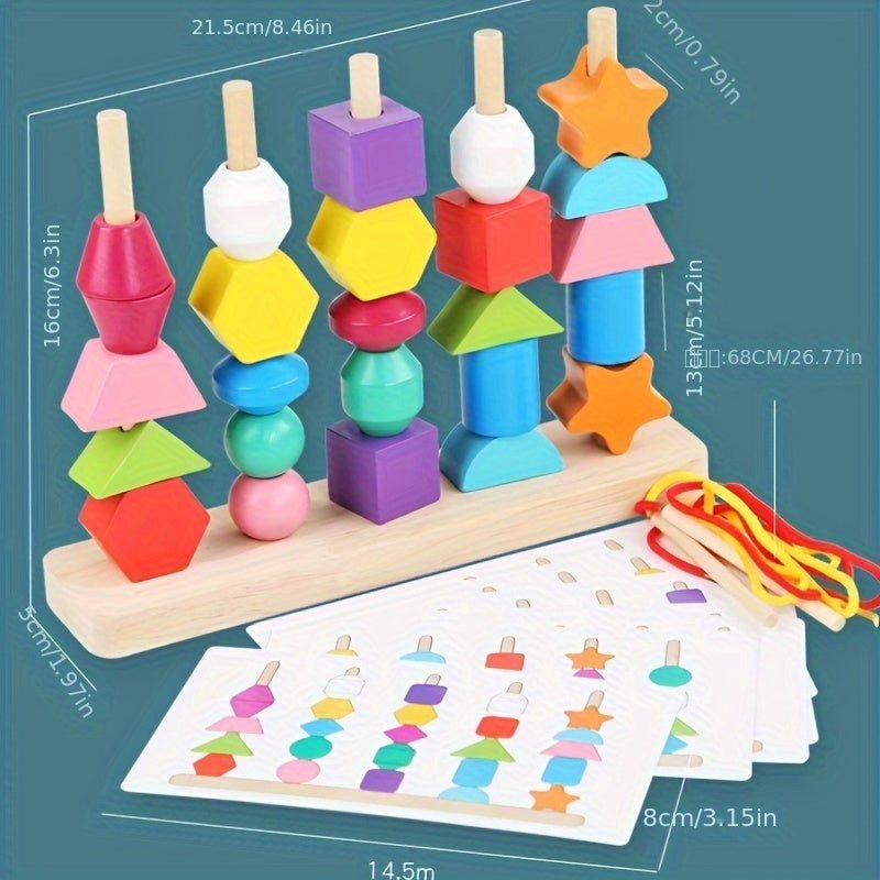 Conjunto Montessori de Formas e Cores - Brinquedo Montessori #Product_type# - Desenvolvimento infantil
