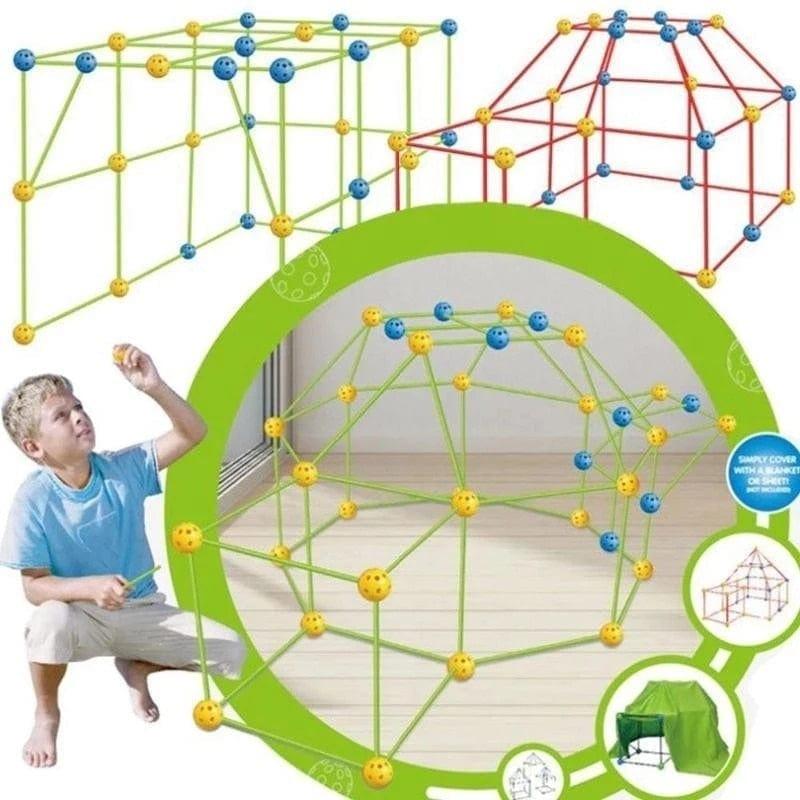 Castelo De Construção Para Crianças Alta Qualidade - Brinquedo Montessori #Product_type# - Desenvolvimento infantil