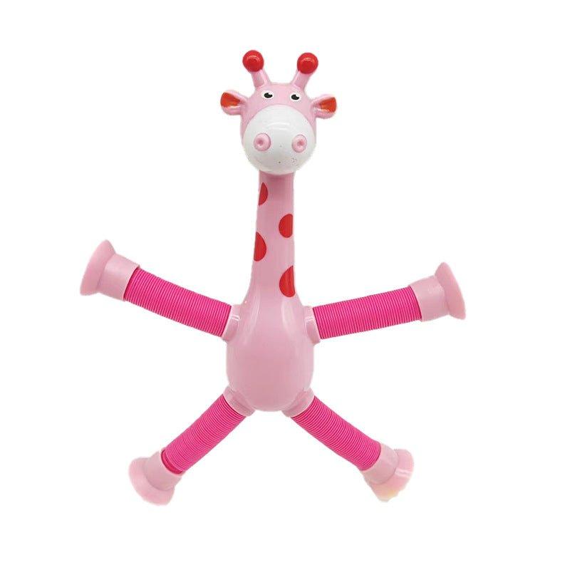Brinquedo Girafa Estica - Kit com 4 - Smart Mini