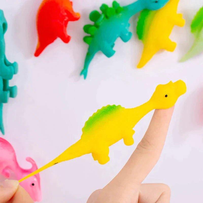 Dino Estilingue - Dinossauro que Gruda na Parede - Brinquedo Montessori #Product_type# - Desenvolvimento infantil