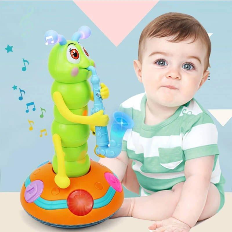 Lagarta Dançante - Estimule seu Bebê a Engatinhar - Brinquedo Montessori #Product_type# - Desenvolvimento infantil