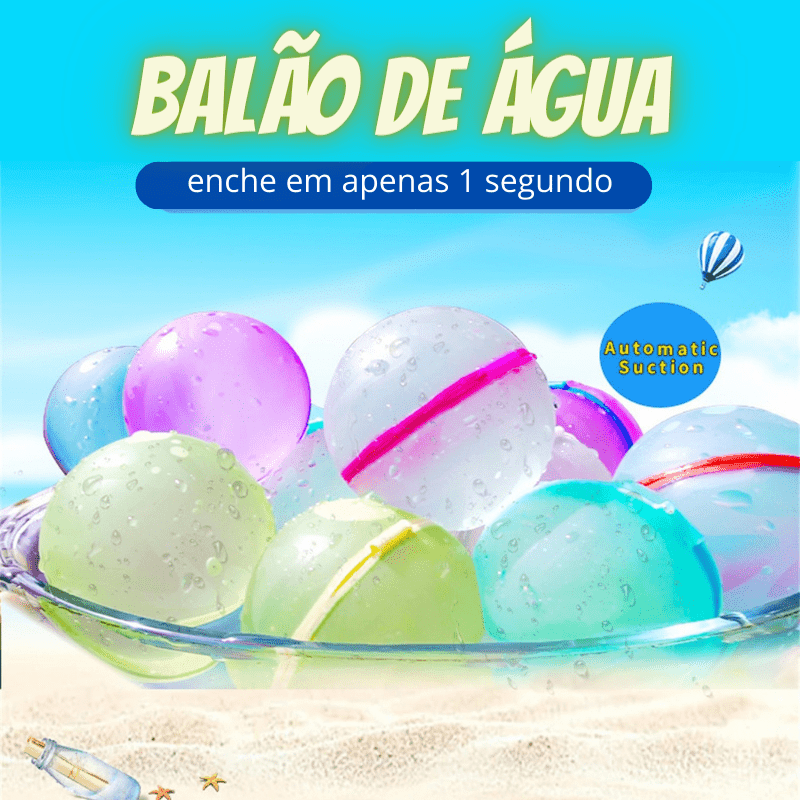 Balões de Água Reutilizáveis - Brinquedo de Verão - Brinquedo Montessori #Product_type# - Desenvolvimento infantil