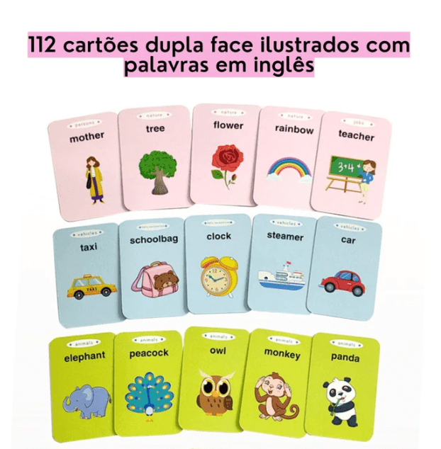 Bebê Bilingue - Brinquedo para Aprender Inglês - Brinquedo Montessori #Product_type# - Desenvolvimento infantil