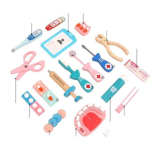 Kit Médico Infantil - Brinquedo Montessori - Brinquedo Montessori #Product_type# - Desenvolvimento infantil