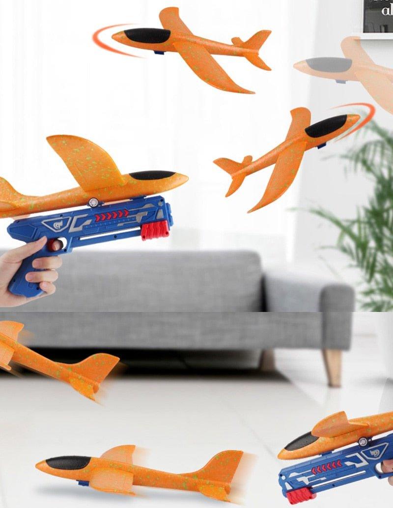 Brinquedo Lançador + Avião - Brinquedo Montessori #Product_type# - Desenvolvimento infantil