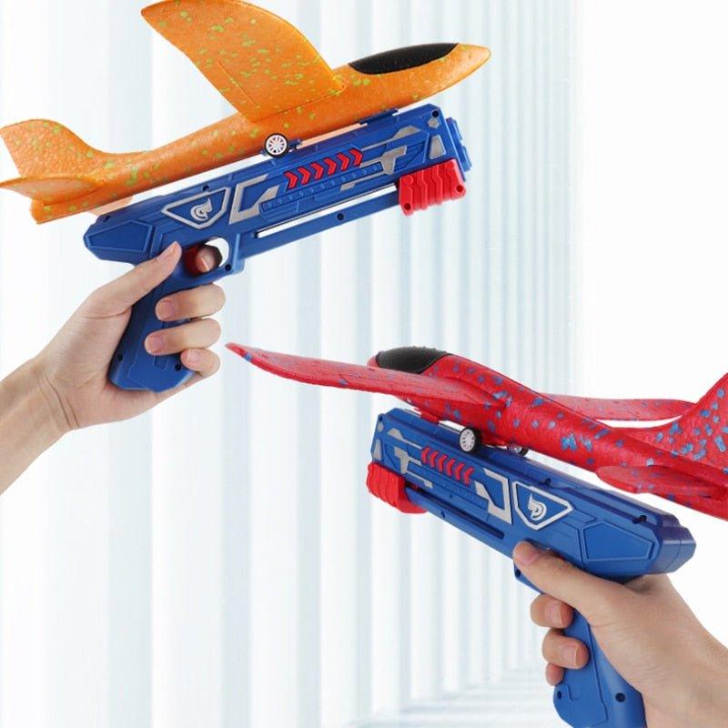 Brinquedo Lançador + Avião - Brinquedo Montessori #Product_type# - Desenvolvimento infantil