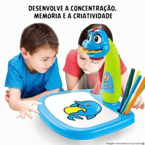 Mesa Projetora para Desenho Infantil + Brinde - Brinquedo Montessori #Product_type# - Desenvolvimento infantil