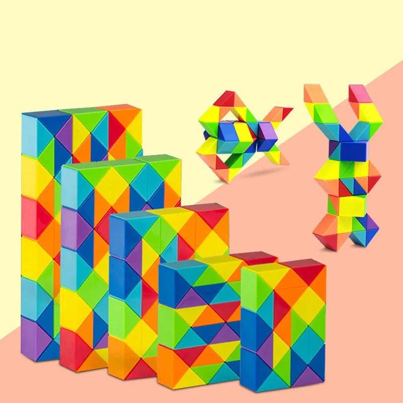 Cubo de Aprendizagem Dinâmica de Formas - Frete Grátis - Brinquedo Montessori #Product_type# - Desenvolvimento infantil