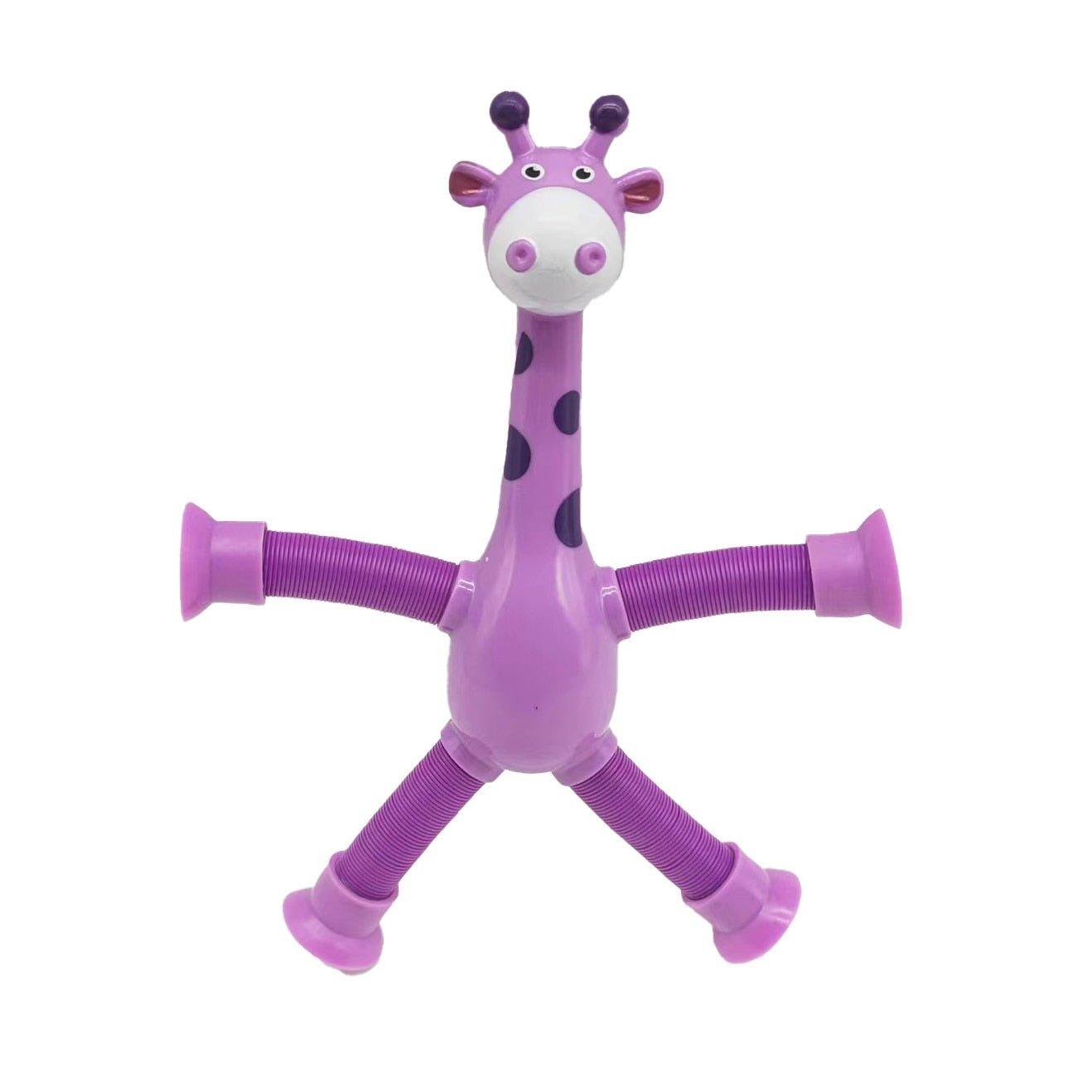 Brinquedo Girafa Estica - Kit com 4 - Smart Mini