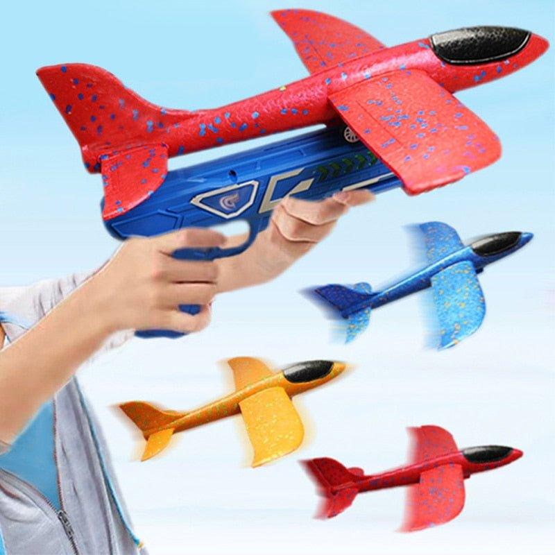 Brinquedo Lançador + Avião - Brinquedo Montessori #Product_type# - Desenvolvimento infantil