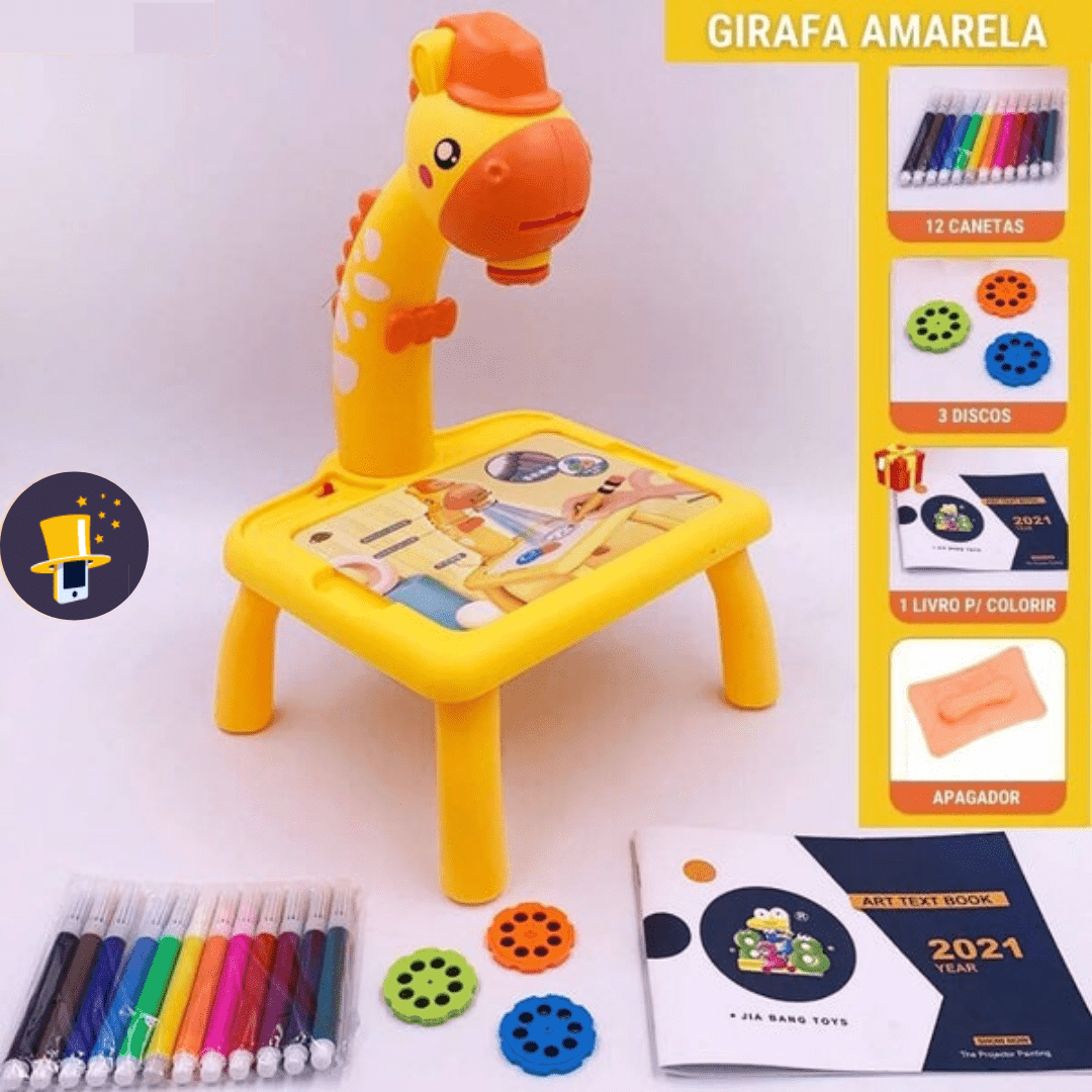 Mesa Projetora para Desenho Infantil + Brinde - Brinquedo Montessori #Product_type# - Desenvolvimento infantil