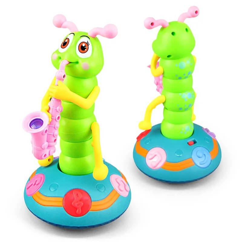 Lagarta Dançante - Estimule seu Bebê a Engatinhar - Brinquedo Montessori #Product_type# - Desenvolvimento infantil