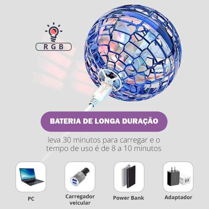 FlyBall - A Bola Mágica Voadora - Brinquedo Montessori #Product_type# - Desenvolvimento infantil