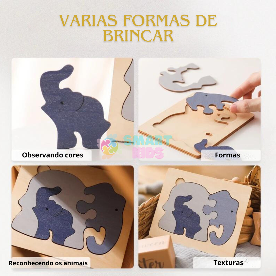 Quebra-Cabeça 3D para bebês