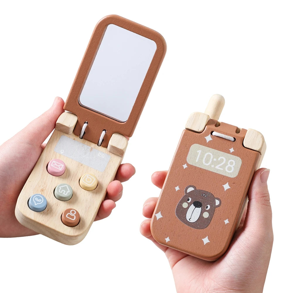 Dois Celulares Montessori com Espelho