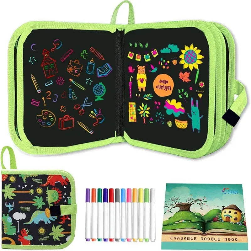 Livro de Desenho Apagável Infantil