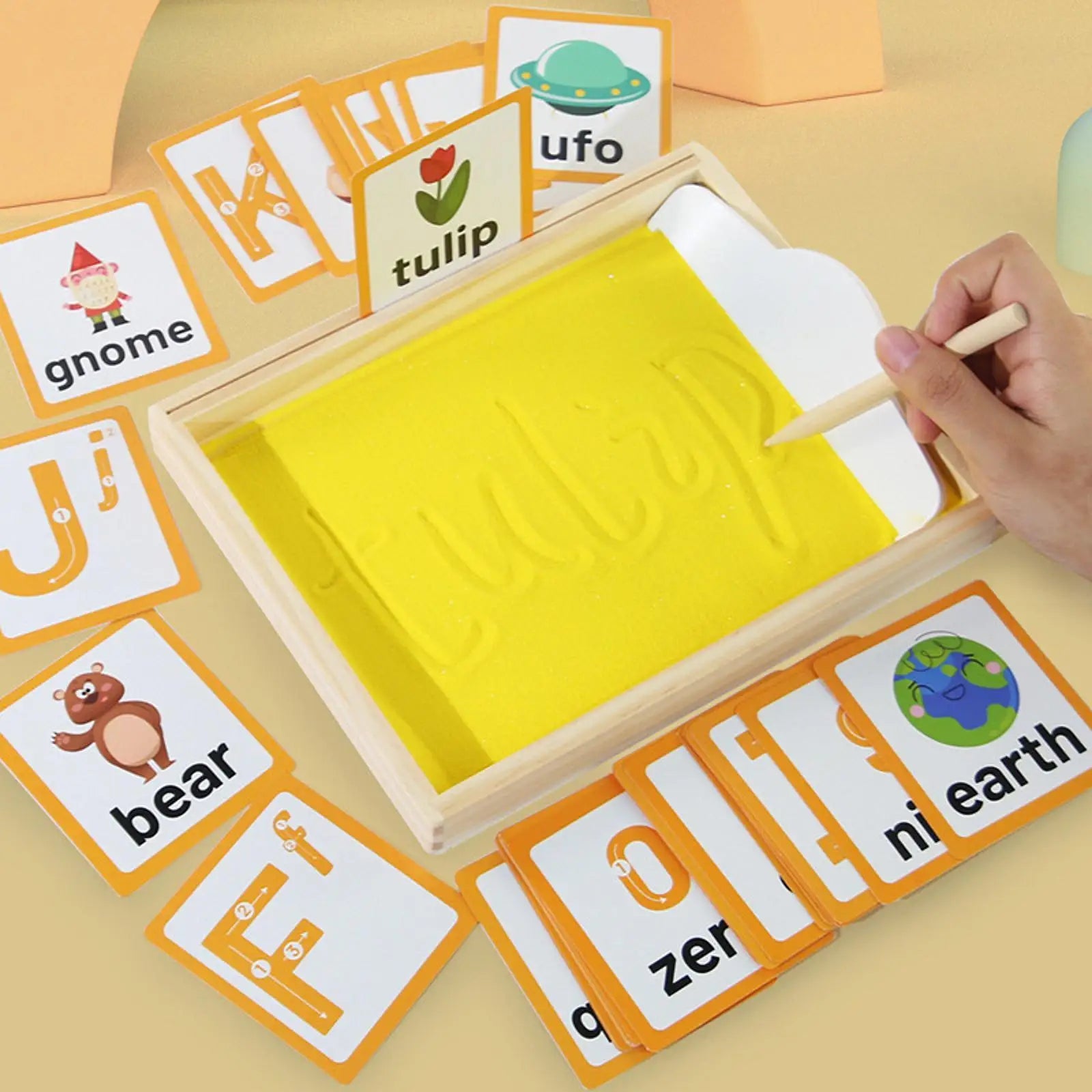 Tabuleiro de Areia Montessori