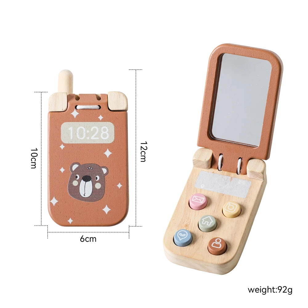 Dois Celulares Montessori com Espelho