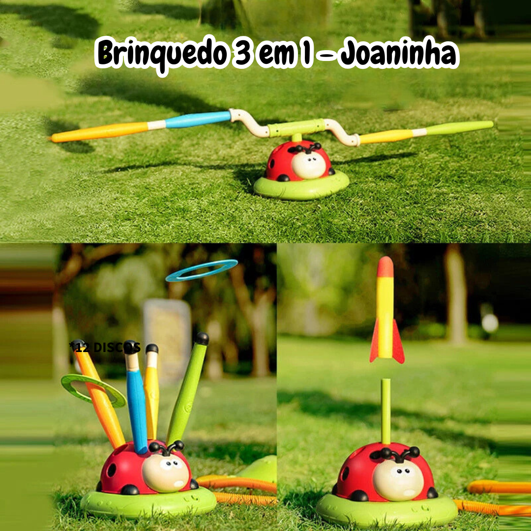 Brinquedo 3 em 1 - Joaninha