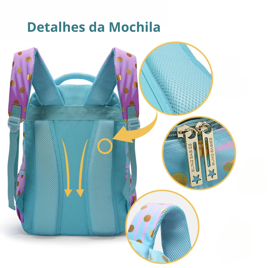 Mochila, Lancheira e Estojo - Paris