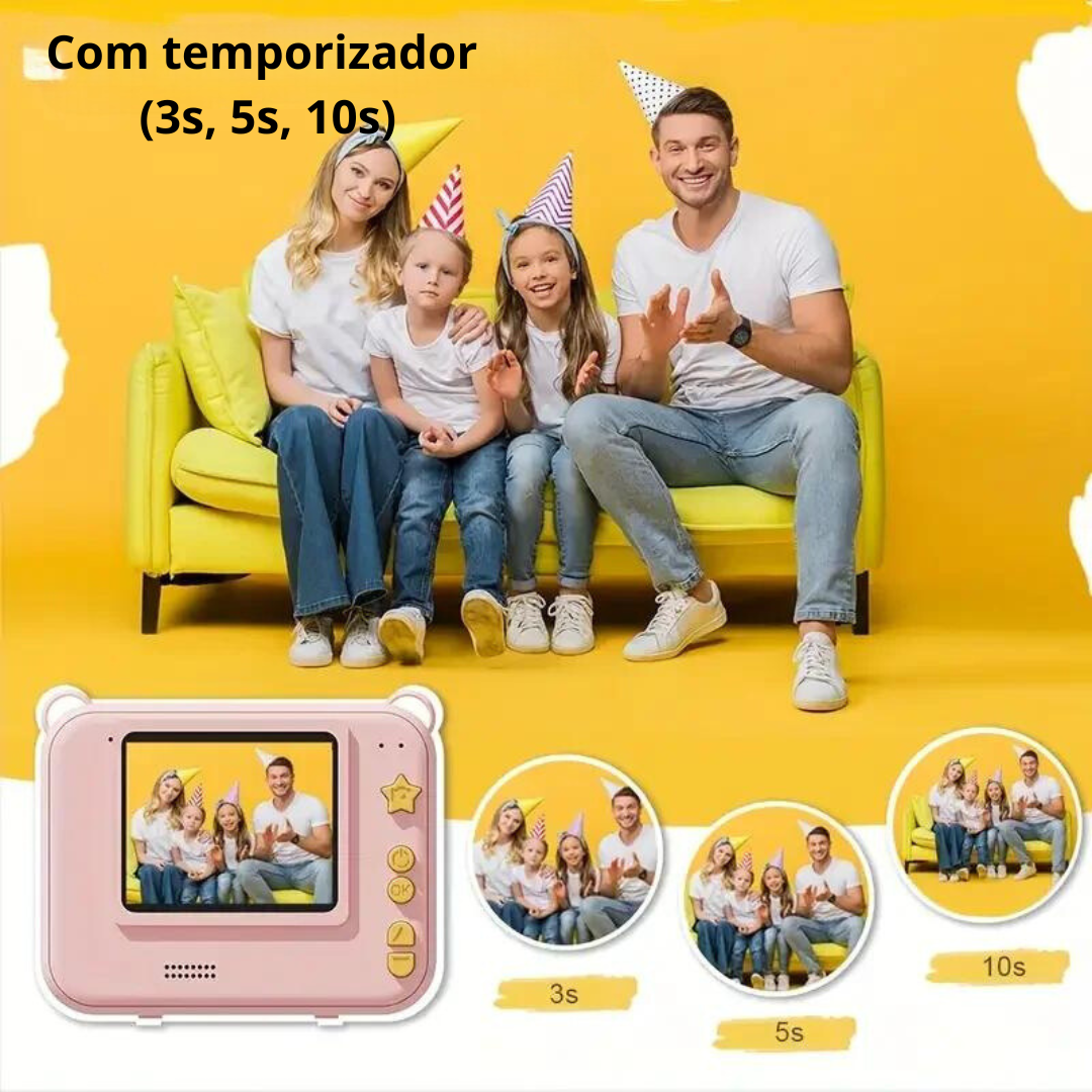 Câmera Digital Instantânea Infantil