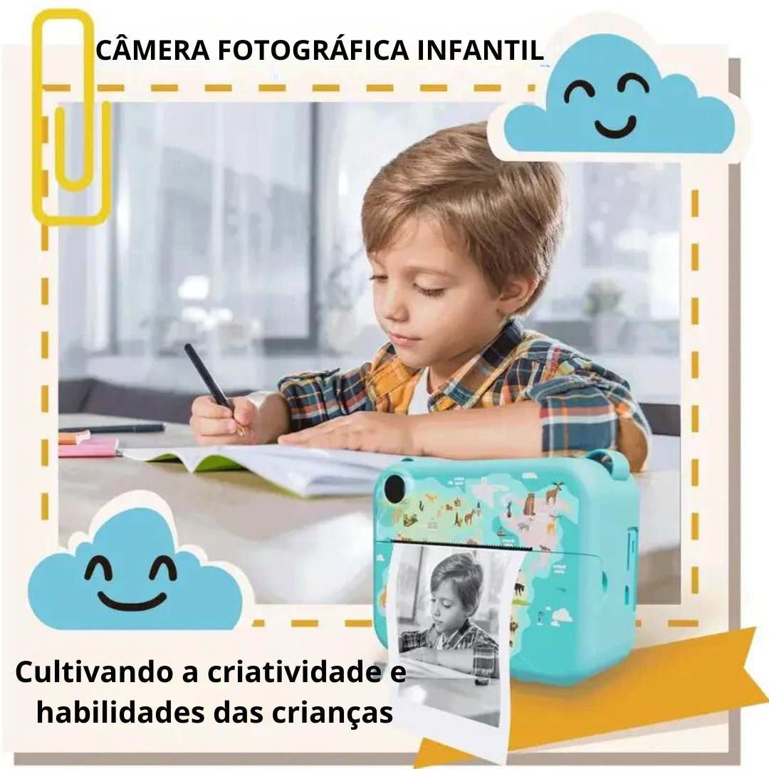 Câmera Digital Instantânea Infantil