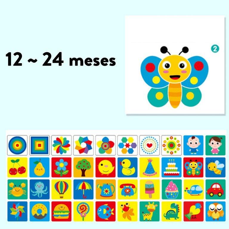 Kit de Flashcards - Desenvolvimento Cognitivo para Bebês - Smart Kids