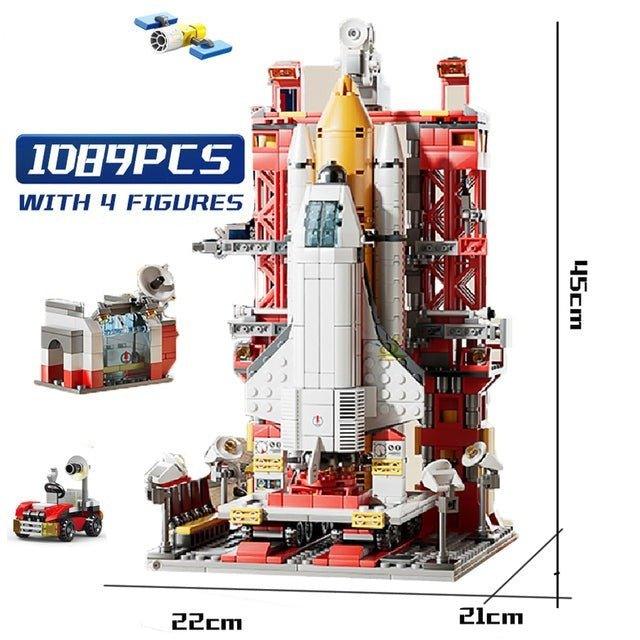 Estações Aeroespaciais - Blocos de Montar + Brindes - Smart Kids